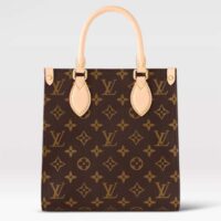 Louis Vuitton Unisex Sac Plat BB Handbag Brown Monogram Coated Canvas Textile Lining (2)