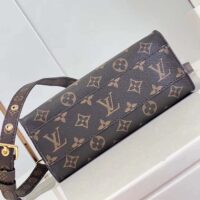 Louis Vuitton Unisex Sac Plat BB Handbag Brown Monogram Coated Canvas Textile Lining (2)