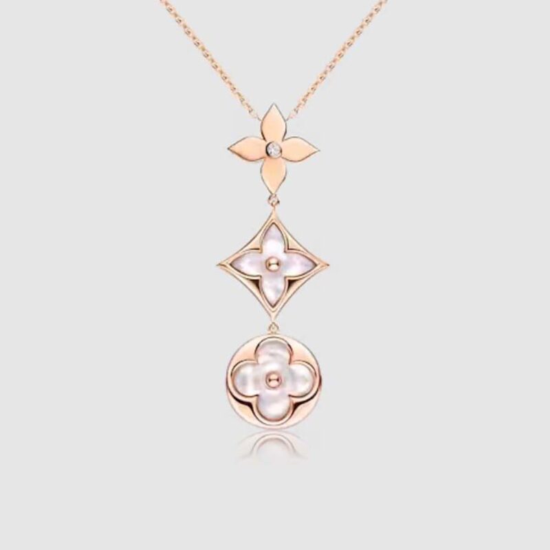 Louis Vuitton Halsband med Lariatmotiv i Färgblomma för Damer