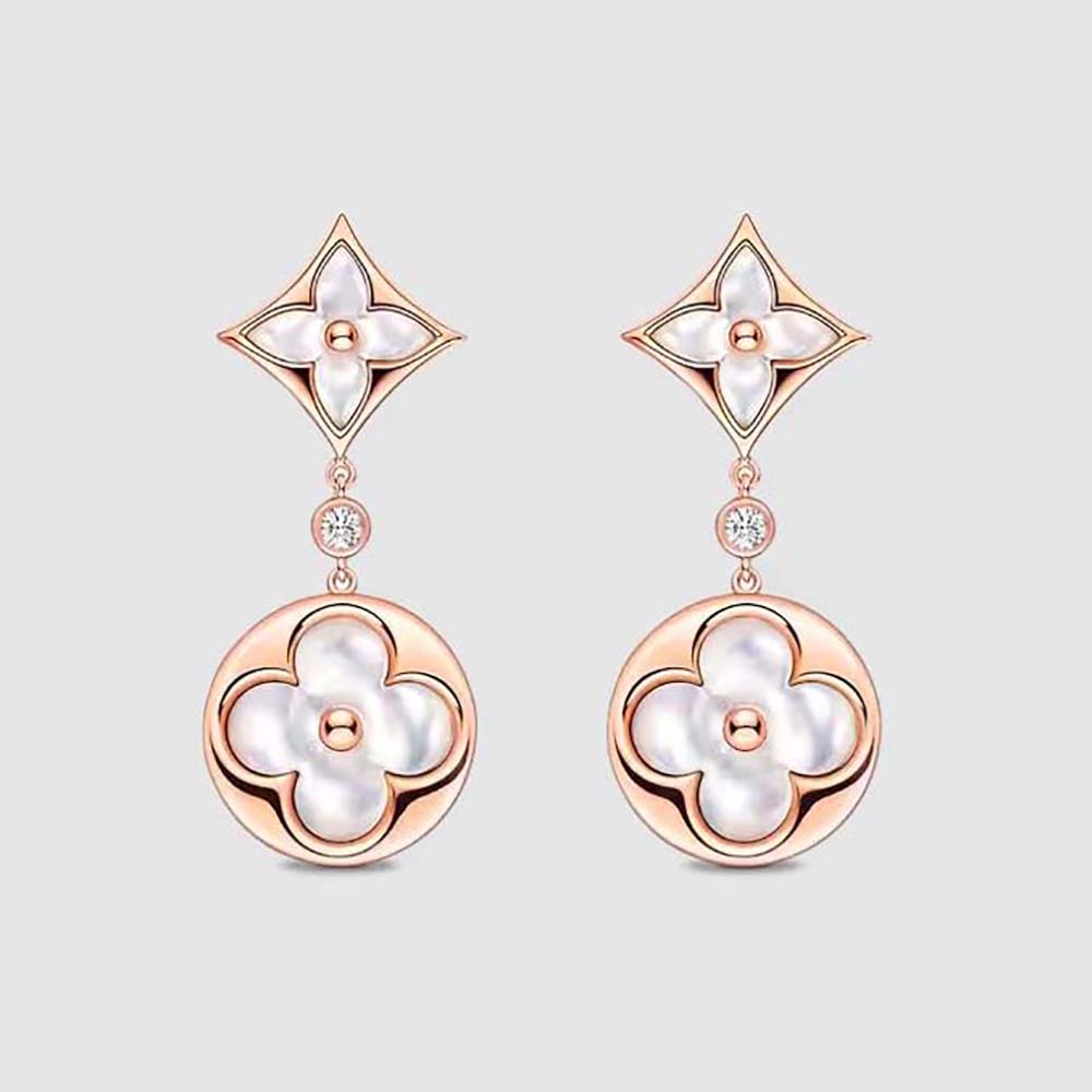 Louis Vuitton Women Color Blossom Long Earrings