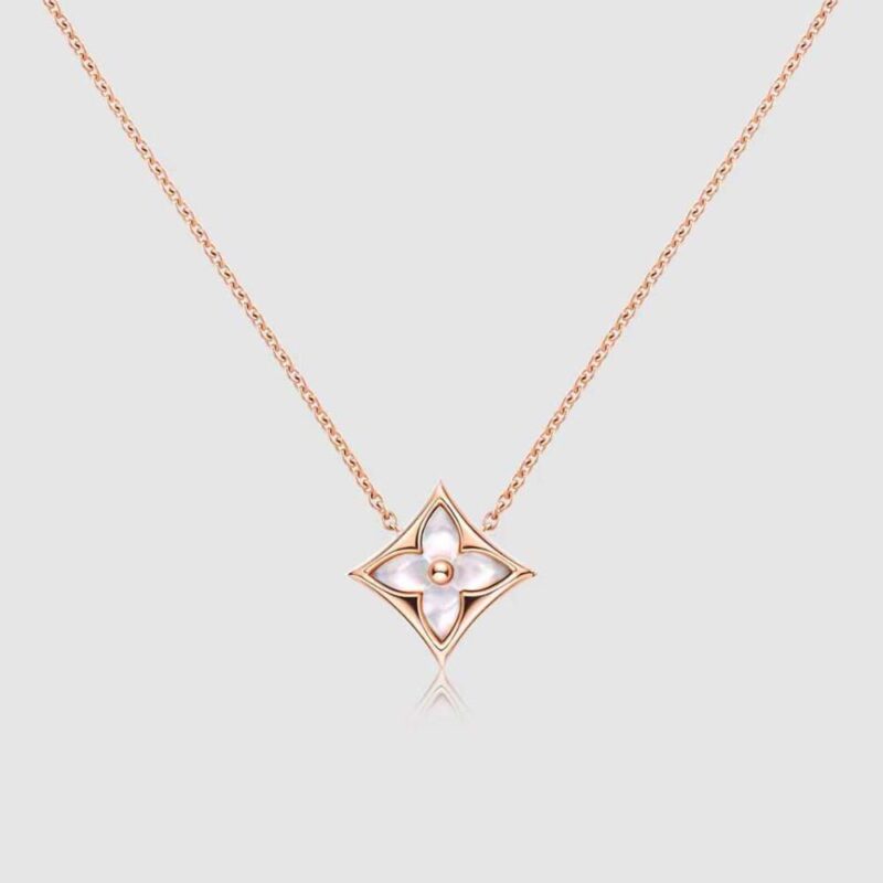 Louis Vuitton Women Color Blossom Star Pendant in Pink Gold