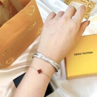 Louis Vuitton Women Empreinte Bangle White Gold (1)