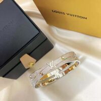 Louis Vuitton Women Empreinte Bangle White Gold (1)