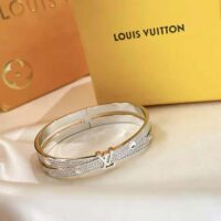 Louis Vuitton Women Empreinte Bangle White Gold (1)