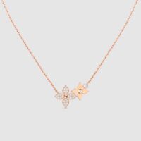 Louis Vuitton Women Idylle Blossom Necklace in Pink Gold (1)