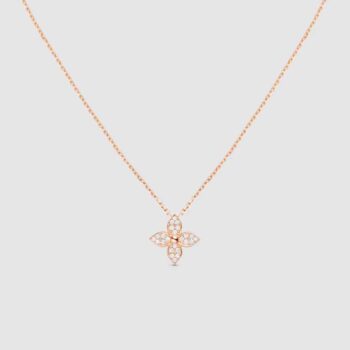 Louis Vuitton Women Idylle Blossom Pendant Pink Gold And Diamonds