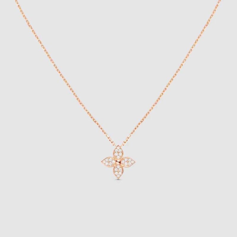 Louis Vuitton Women Idylle Blossom Pendant Pink Gold And Diamonds