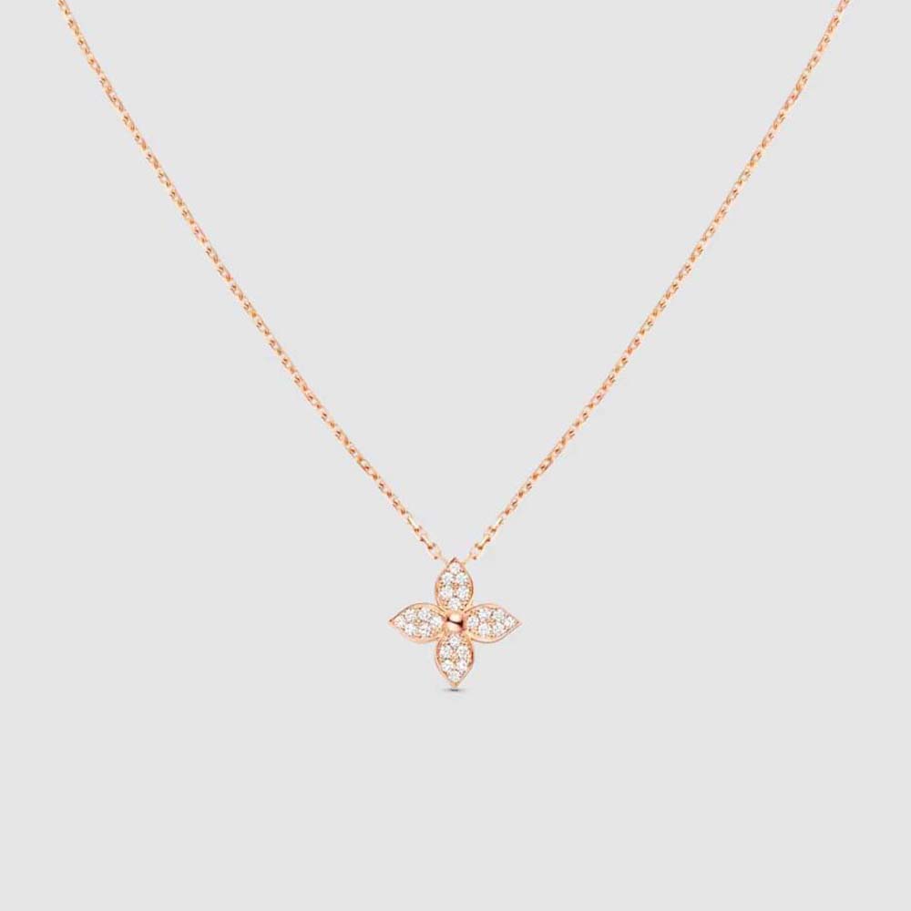 Louis Vuitton Women Idylle Blossom Pendant Pink Gold And Diamonds