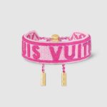 Pulsera Louis Vuitton LV Buddy para mujer, color rosa