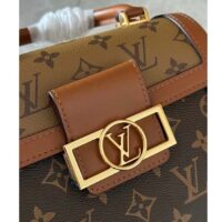 Louis Vuitton Women LV Dauphine Capitale Monogram Reverse Coated Canvas Cowhide-Leather (13)