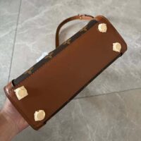 Louis Vuitton Women LV Dauphine Capitale Monogram Reverse Coated Canvas Cowhide-Leather (13)