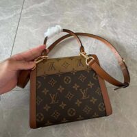 Louis Vuitton Women LV Dauphine Capitale Monogram Reverse Coated Canvas Cowhide-Leather (13)