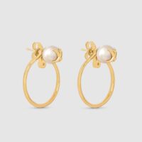 Louis Vuitton Women LV Eclipse Pearls Earrings