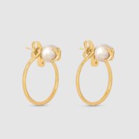 Louis Vuitton Women LV Eclipse Pearls Earrings (1)