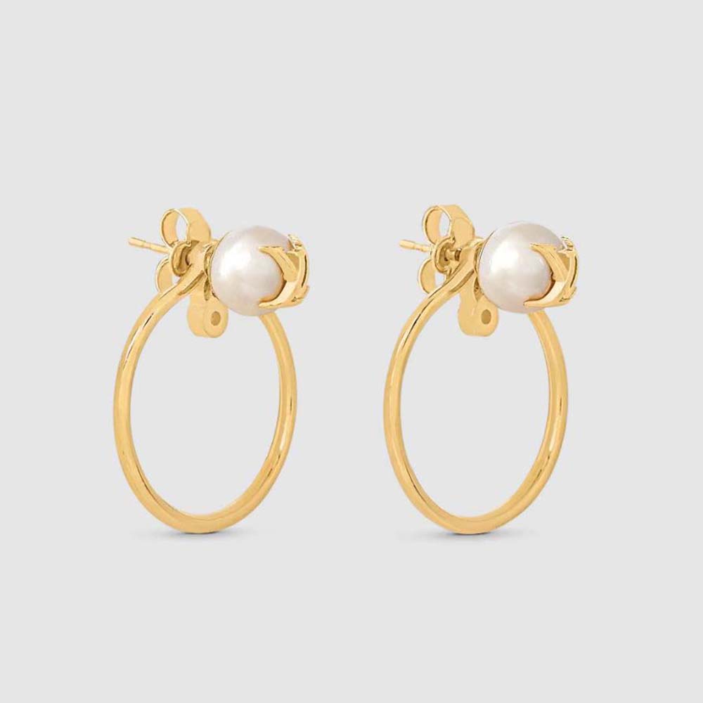 Louis Vuitton Women LV Eclipse Pearls Earrings