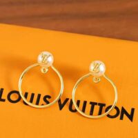 Louis Vuitton Women LV Eclipse Pearls Earrings (1)