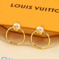 Louis Vuitton Women LV Eclipse Pearls Earrings (1)