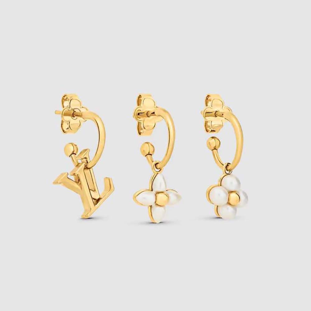 Louis Vuitton Men LV Floragram Earrings