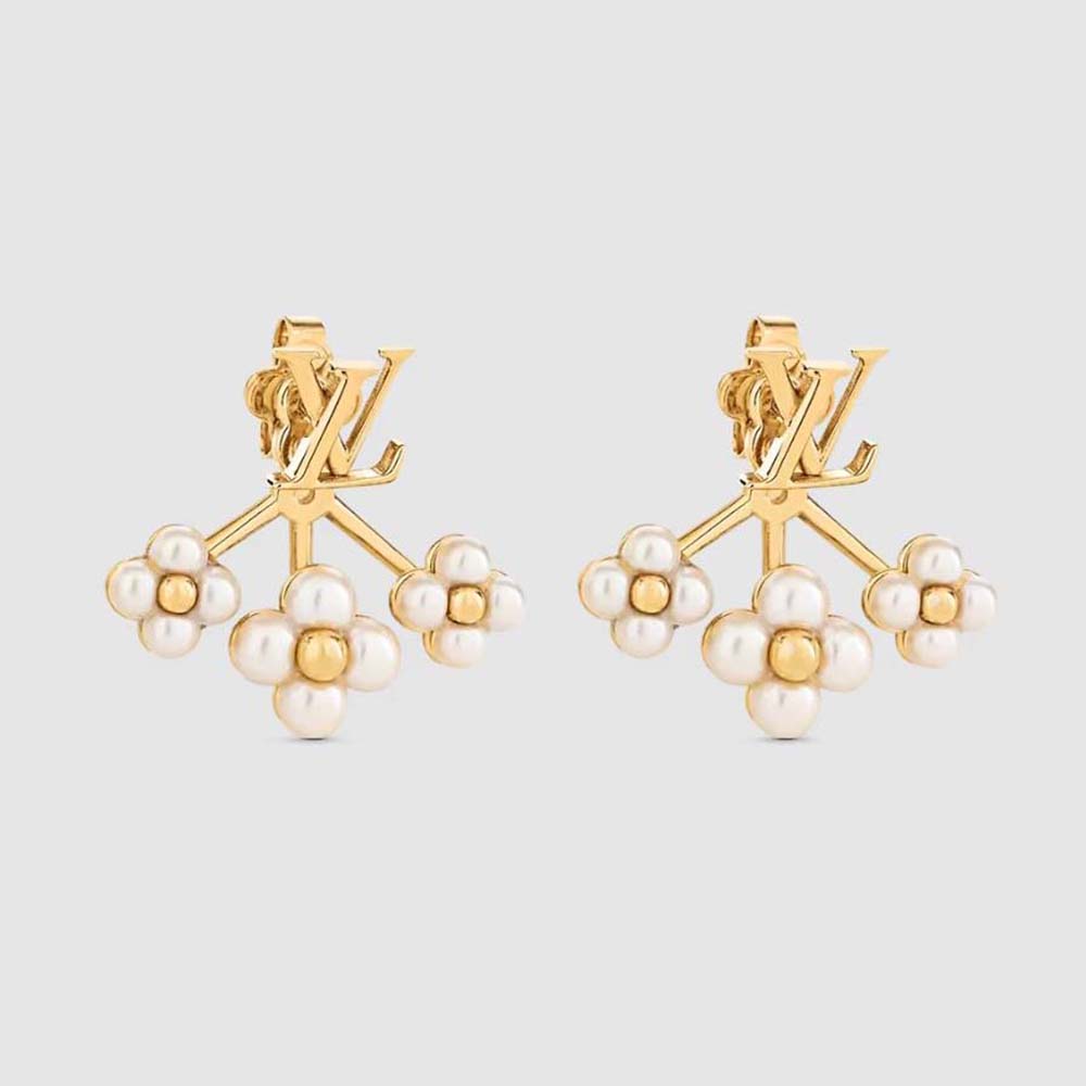 Louis Vuitton Men LV Floragram Earrings