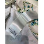 Louis Vuitton Women LV Floral Monogram T-Shirt Cotton White Regular Fit - Imagen 9