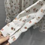 Louis Vuitton Men LV Floral Print Ruffle Collar Shirt Silk Milky White Regular Fit - immagine 10