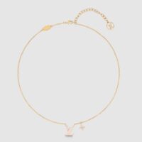 Louis Vuitton Women LV Iconic Enamel Necklace-Pink