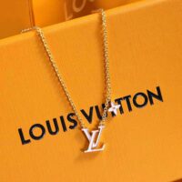 Louis Vuitton Women LV Iconic Enamel Necklace-Pink (1)