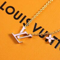 Louis Vuitton Women LV Iconic Enamel Necklace-Pink (1)