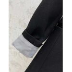 Louis Vuitton Men LV Jewel Button Tuxedo Jacket Cotton Wool Mohair Black - Imagen 9