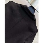 Louis Vuitton Men LV Jewel Button Tuxedo Jacket Cotton Wool Mohair Black - Imagen 6