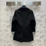 Louis Vuitton Men LV Jewel Button Tuxedo Jacket Cotton Wool Mohair Black - Imagen 3