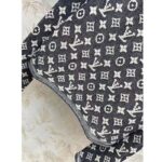 Louis Vuitton Men LV Monogram Jacquard Pullover Wool Cotton Grey Blue Regular Fit - Image 7