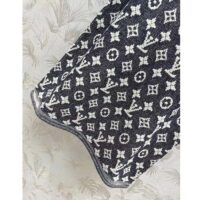 Louis Vuitton Women LV Monogram Jacquard Tank Top Wool Cotton Grey Blue Regular Fit (5)