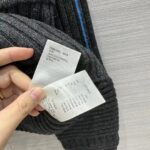 Louis Vuitton Women LV SKI Contrast Accent Cropped Pullover Wool Yack Coal - Image 4