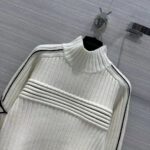 Louis Vuitton Men LV SKI Contrast Accent Pullover Wool Yack Milky White - Bild 4