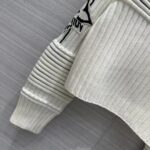 Louis Vuitton Men LV SKI Contrast Accent Pullover Wool Yack Milky White - Bild 6