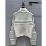 Louis Vuitton Men LV SKI Contrast Accent Pullover Wool Yack Milky White - Bild 3