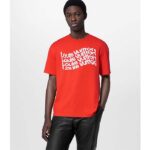 Louis Vuitton Men LV SKI Short-Sleeved Cotton T-Shirt Regular Fit Cherry Red Cotton - immagine 12