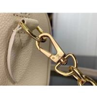 Louis Vuitton Women LV Speedy Bandoulière 20 Latte Chamallow Embossed Grained Cowhide Leather (7)