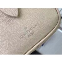 Louis Vuitton Women LV Speedy Bandoulière 20 Latte Chamallow Embossed Grained Cowhide Leather (7)