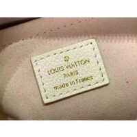Louis Vuitton Women LV Speedy Bandoulière 20 Latte Chamallow Embossed Grained Cowhide Leather (7)