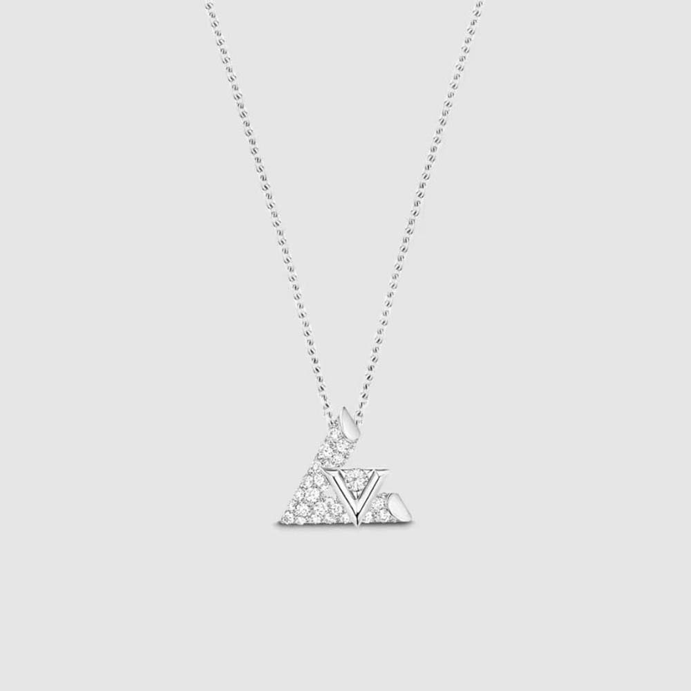 Louis Vuitton Women LV Volt One Pendant in White Gold