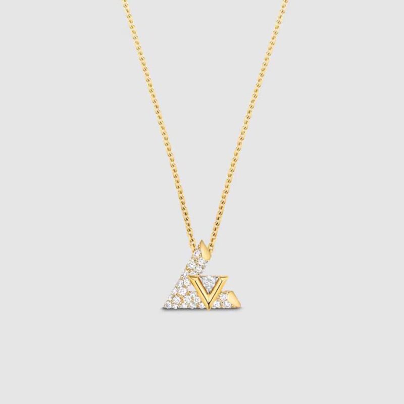Louis Vuitton Women LV Volt One Pendant in Yellow Gold