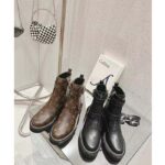 Louis Vuitton Women Shoes LV Beaubourg Ankle Boot Black Calf Leather Micro Outsole - Imagen 11