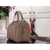 Louis Vuitton Women Speedy Bandoulière 25 Handbag Tourterelle Embossed Grained Cowhide Leather (14)