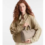 Louis Vuitton Women Speedy Bandoulière 25 Handbag Tourterelle Embossed Grained Cowhide Leather - Imagen 12