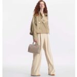 Louis Vuitton Women Speedy Bandoulière 25 Handbag Tourterelle Embossed Grained Cowhide Leather - Imagen 11