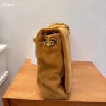 Saint Laurent YSL Women Jamie 4.3 Suede Large Soft Nappa Bag Brown Caramel Style ID 7424311U8P72102 - Image 6