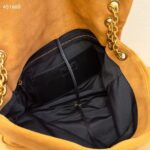 Saint Laurent YSL Women Jamie 4.3 Suede Large Soft Nappa Bag Brown Caramel Style ID 7424311U8P72102 - Image 9