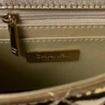 Chanel Dam CC 22 Mini Flap Bag Star Coin Purse Mirror Metallic Kalvskinn Guld